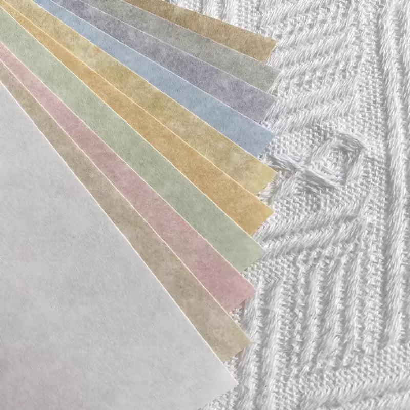A4 20pcs 100/200G Vintage Retro Parchment Paper Certificate Printing Cover Paper Hand Account Menu Greeting Card DIY Lampshade.