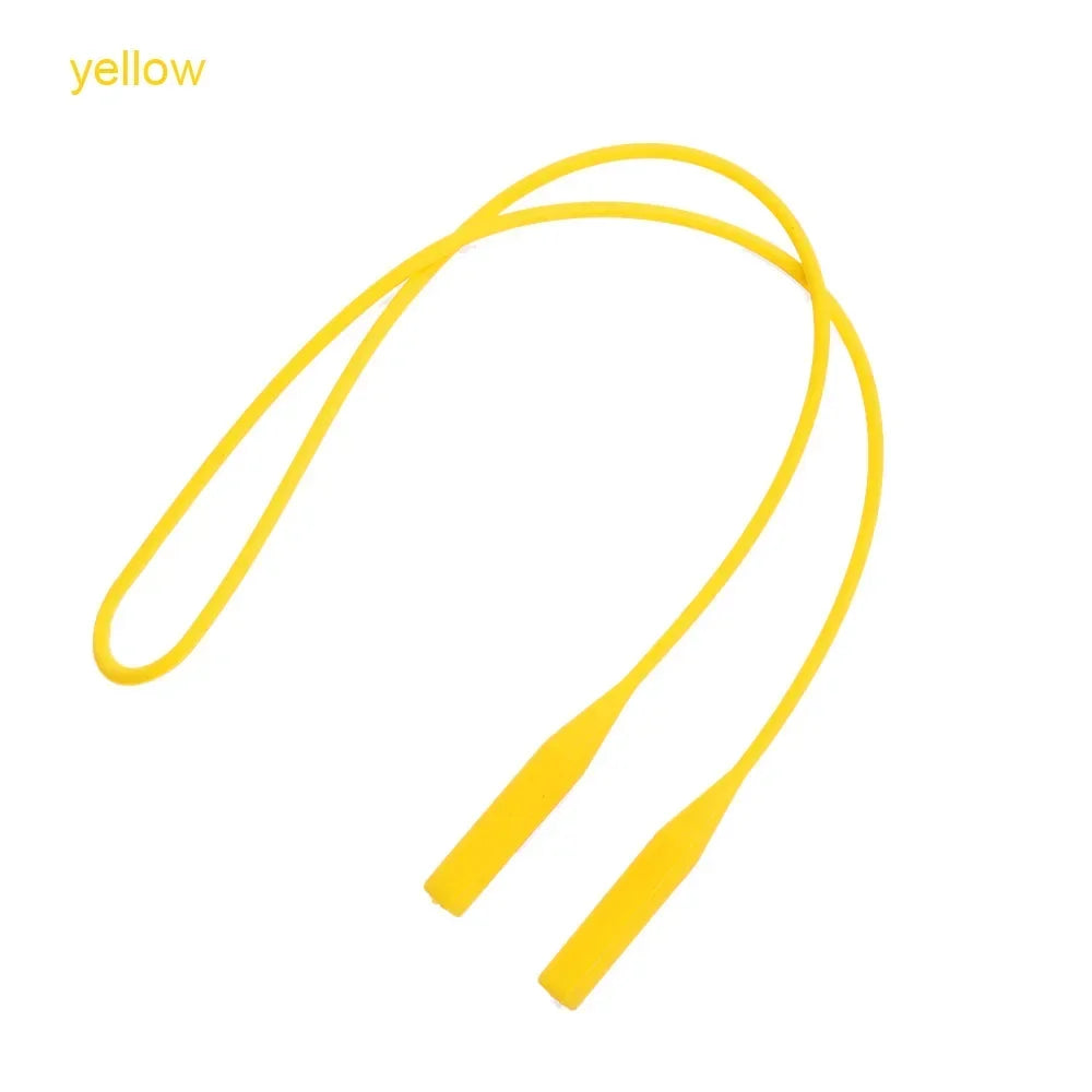 1PC Silicone Eyeglasses Straps Candy Color Elastic Reading Glasses Chain Sports Cord Holder Sunglasses Anti Slip String Ropes