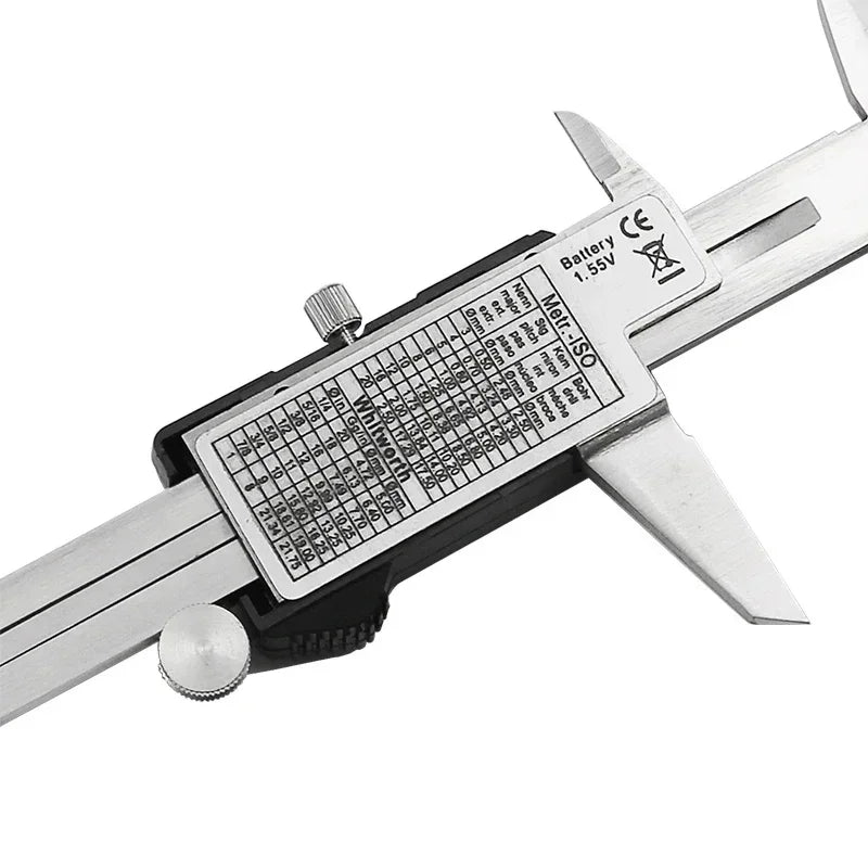 New Stainless Steel Digital Caliper 6" 150mm Measuring Tool Vernier Calipers Ruler Messschieber Paquimetro Measuring Instrument