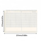 B5 Spiral Multifunctional Notebook Grid/Horizontal Lines Separate the Thick Paper Roll Notepad, Suitable for Planners and Studen