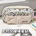 Snoopy Pencil Case Cartoon Large Capacity Pen Bag Stationery Bag Student Supplies Stationery Storage Bag Kawaii New Term Gifts
