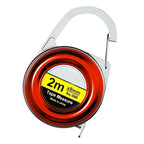 Retractable Keychain Tape Measur Portable Mini Centimeter Inch Retractable Ruler Roulette 2 Meter Measure Tape Gift