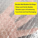 Transparent Bubble Mailers Self-sealing Plastic Shockproof Shipping Bag Self-adhesive Bubble Foam Packing Bags Cushioning Bag
