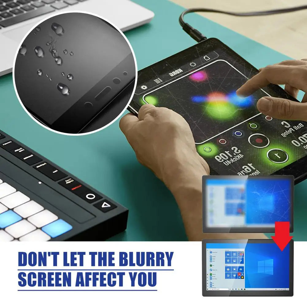 Mobile phone screen cleaner scratch-resistant fingerprint-resistant glass hydrophobic oleophobic coating solution