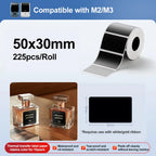 300dpi Niimbot M2 Portable Thermal Transfer Label Printer Multi-function Sticker Label Maker Machine for Clothes Tag Power Cable