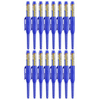 4-40Pcs White/Black/Blue/Red 45mm Deep Hole Marker Pens Long Nib Head Carpenter Pen Waterproof for Measuring Woodworking Office