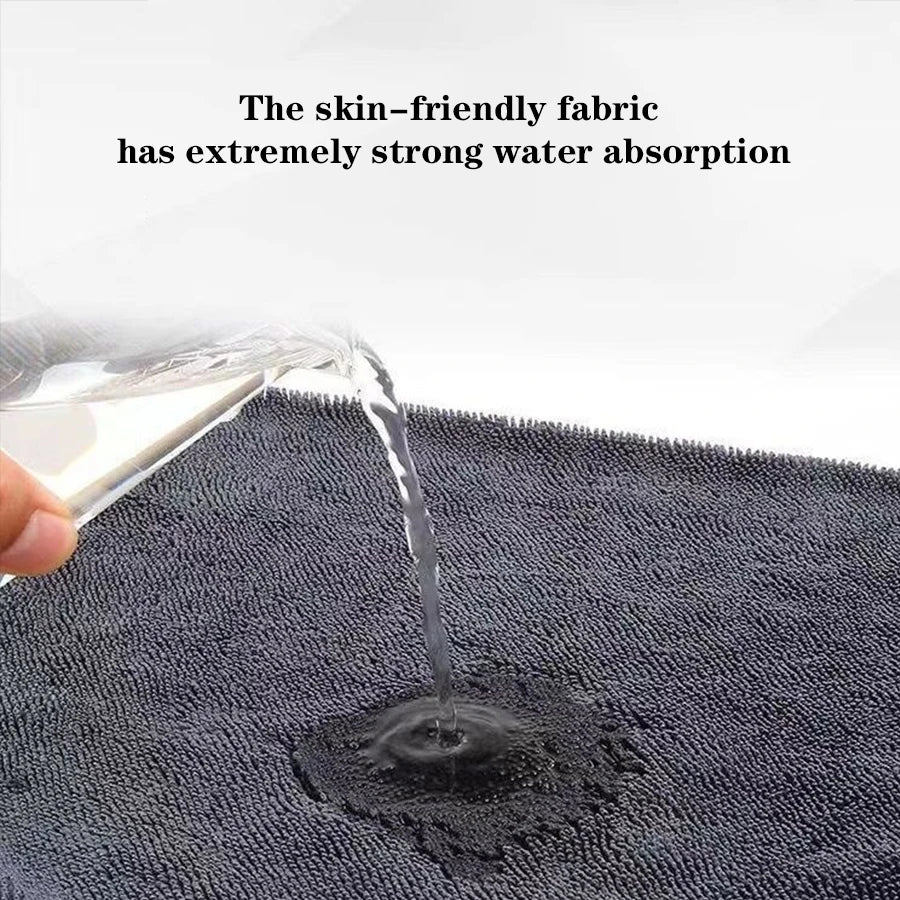 1/2/3/5 Car Cleaning Towels, Microfiber Car Towels, Vehicle Cleaning Cloths, Strong Water-Absorbing Car Glass Cleaning Towel Supplies