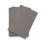 50pcs 6x9cm Earrings Necklaces Display Cards Ear Studs Blank Kraft Paper Card for Jewelry Packaging Hang Price Tag Card Holder