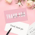 50pcs Thank You Card for Business,Party,Thank You Cards Small Business Supplies,Thank You For Your Order Card for Gift Packaging