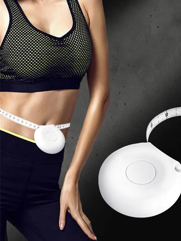Measuring Tape 200cm/80 Inch Noise Elimination Body Waist Chest Measurement Retractable Measuring Ruler Fitness Ruler