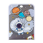 Cartoon Vertical File Bag A4 Hanging 13 Grid Children's Fun Astronaut Test Paper Material Storage Organ Bag Desk Organizer