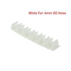 4/6/8/10/12mm Nylon Pneumatic Tube Air Hose Fixing Clamp 6 Way Water Pipe Holder Gas Compressor Tubing Diversion Flow Clip