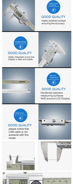 150 mm IP67 Waterproof Digital Vernier Caliper Ruler Vernier Caliper Micrometer Digital Calipers Paquimetro Digital 150 mm