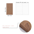3-Piece A5/Standard Size Refill Inserts For Traveler'S Notebook - Portable Passport Style, 32 Sheets (64 Pages) Each