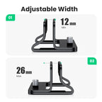 UGREEN Vertical Laptop Stand For MacBook Pro Aluminum Portable Notebook Stand Laptop Support MacBook Air Pro Tablet Phone Stand