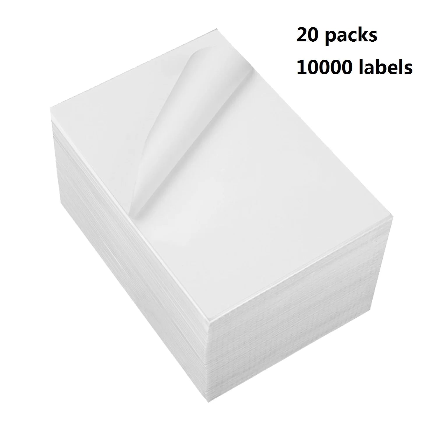 Fulet Hot Selling 4X6 10x15cm 100x150mm 500 Labels Fanfold Thermal Shipping Label compatible with most of thermal printers