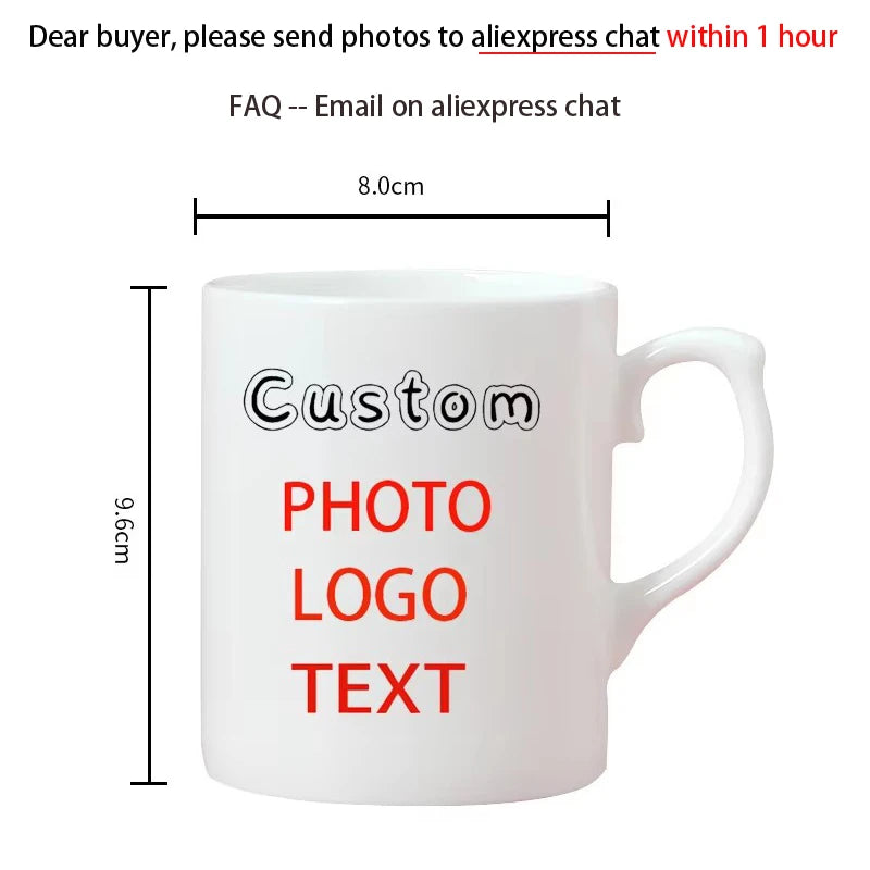 Personalised Your Photo Mug, Custom NAME IMAGE Cup, Customize Coffee Mugs, Tea Cups, Mothers' Day, Fathers' Day Wedding Gift