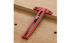T-Square Ruler Aluminum Alloy Carpenter T Ruler Woodworking Marking Gauge Drill Hole Guide Hand Tool for Carpenters