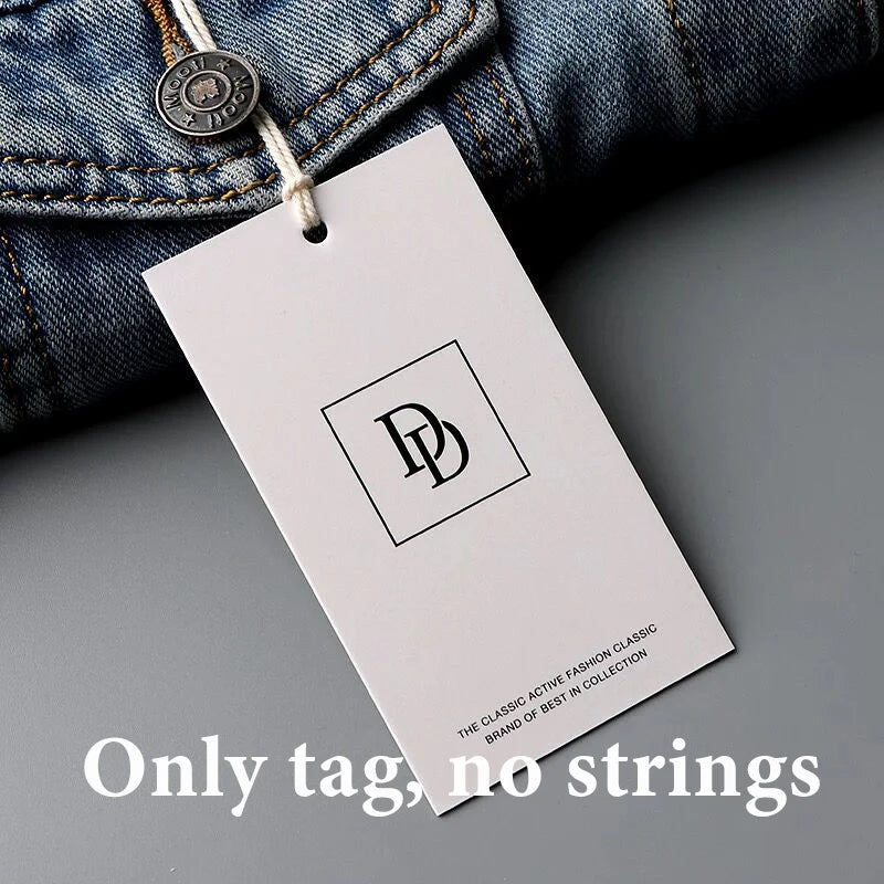 350g Wholesale Custom Hang Tag Price Label Business Brand Logo Design Print Garment Clothing Party Gift Decoration Handmade DIY