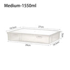 Portable A4 A5 File Organizer Multifunctional Transparent Document Storage Container Dustproof File Box Home Office Supplies