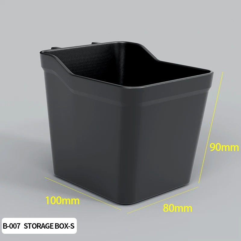 Desktop Standing Pegboard For Home And Office Use. Freely Combinable Accessories For Organizing Stationery.
