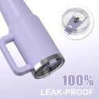 WATERSY Large Capacity 30/40oz Stainless Steel Tumbler with Handle And Straw Double Vacuum Insulated Thermal Coffee Mug