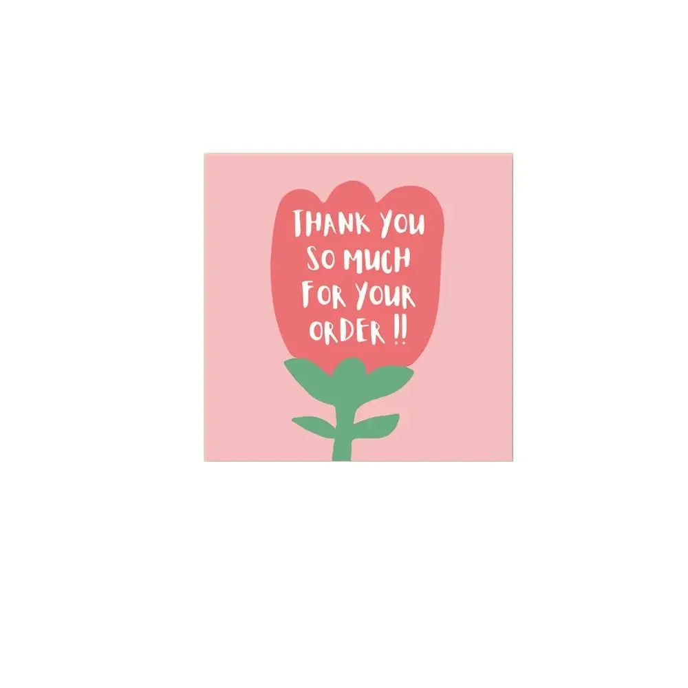 50 Pcs Thank You For Supporting My Small Business Reflective Laser Appreciate Cards Greeting Postcard For Online Retail Shopping