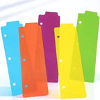 5Pcs Professional Notebook Dividers with Writeable Tabs Colorful Index Dividers for Binders Planners Diaries Hard Cover