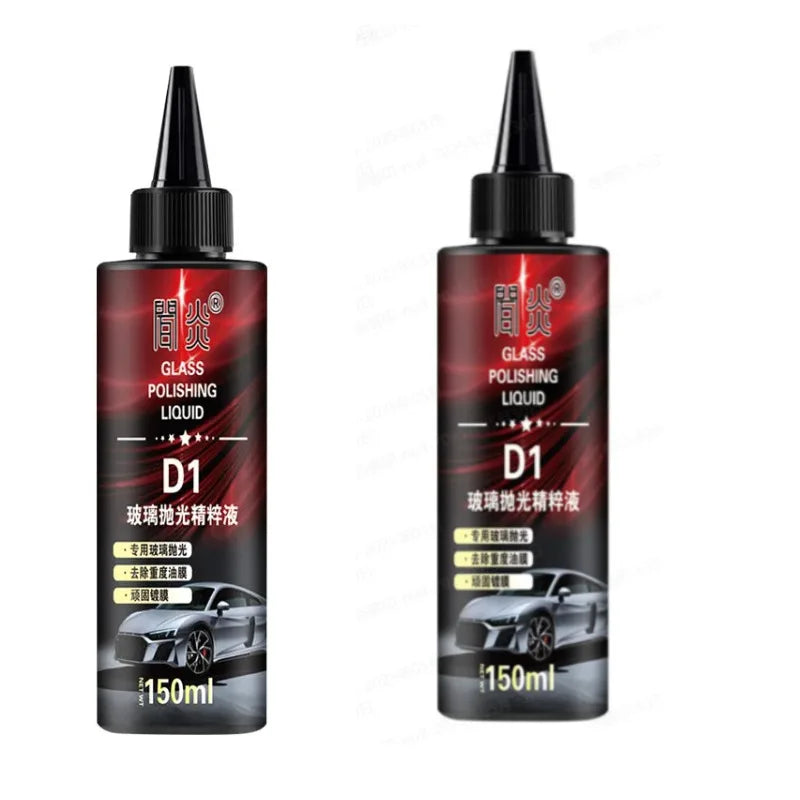 Auto Glass Polishing Liquid Light Scratch Cleaner High Gloss Film Remover Car Body Polish Spray for Windshield Shine Cleaner