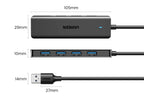 UGREEN USB3.0 HUB 4 Ports USB-A Splitter Slim USB Expander for Mouse Keyboard Flash Drive U Disk Printer and Laptop PC PS5 Xbox