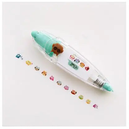 1 pc Kawaii Animals Mechanical Decorative Correction Tape Corrector Diary Diy Journal Art Supplies Gift Accessories School