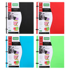3 Ring Loose-leaf File Folder Thickened Waterproof Notebook Binder Dustproof Portable Loose Leaf Document Folder