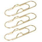 Anti Lost Paper Clip Metal Pen Holder Clips Portable Bookmarks Photo Memo Ticket Fixed Paperclips Office School Stationery
