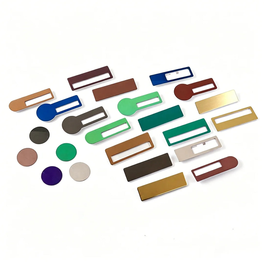 Custom LOGO Blank Zinc Alloy Sublimation Reusable Employee Staff Magnetic Nametag Name Badge with Magnet