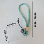 INS Glitter Phone Lanyard Phone Crystal Wrist Straps Keychain Anti-lost Rope Universal Bling Hanging Cord