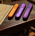 Colored Pearlescent Ink Stick Handmade Chinese Sumi Solid Ink Stick Traditional Calligraphy Ink Stick for Beginners Practicing