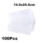 100pcs Clear Self-Adhesive Shipping Label Sleeves 4.5" x 5.5" - Waterproof Mailing Envelopes, Top Loading Packing List
