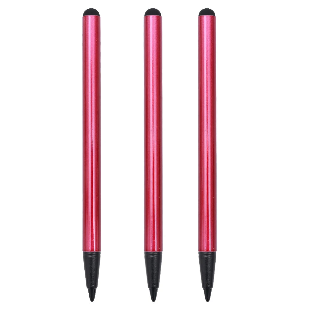 1/3Pcs Smart Phone Tablet Touchscreen Stylus Pens Universal Capacitive/Resistive Stylus Pen for iPhone iPad Samsung Rubber Pen
