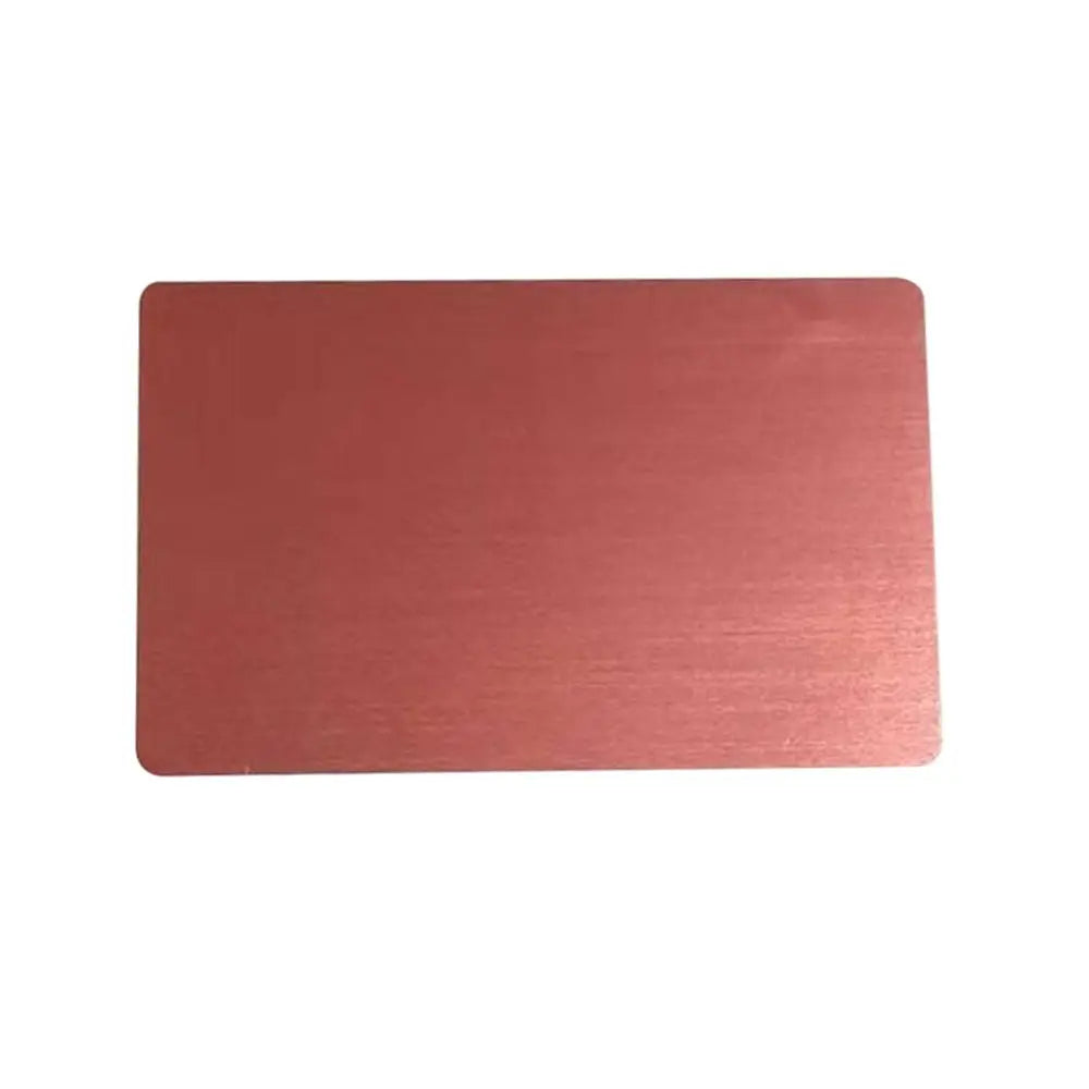 50 Pcs/Set Portable Laser Engraving Aluminum Metal Carte Business Card Blank Name Cards