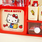 Genuine Sanrio Hello Kitty Desktop Stationery Mark Pen Holder Desk Organizers Shelves Bookshelf Home Office Storage Box
