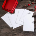 50pcs White Envelopes B6 Size Thick Self Seal For Cards Letters Wedding Invitations Blank Business Security Compact