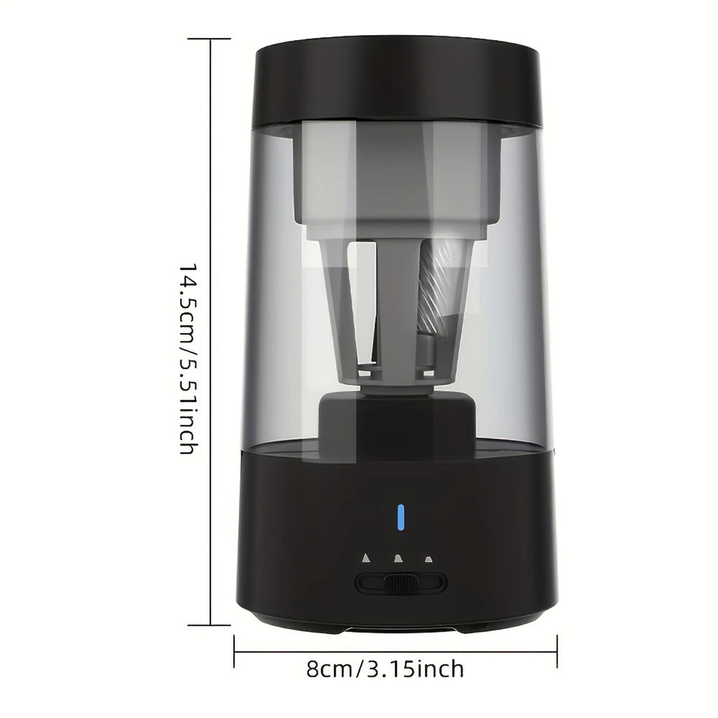 Automatic Electric Pencil Sharpener Portable Battery Powered for 6-8mm Pencil Support Hexagonal/ Triangular/ Round pencils