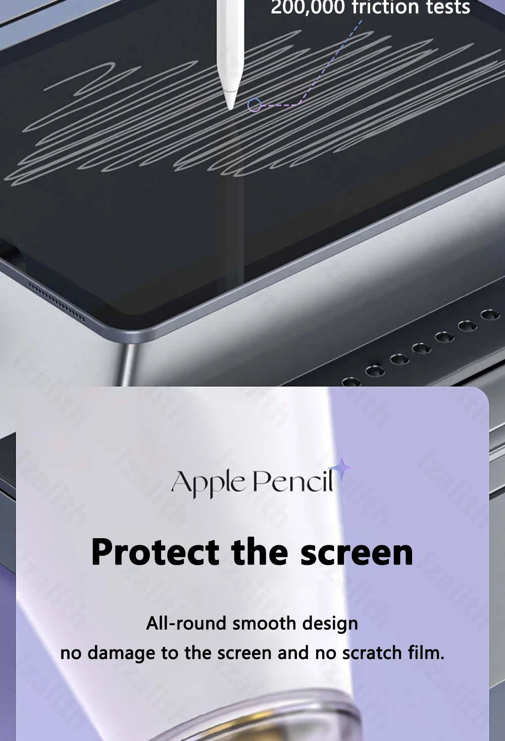 Replacement Pencil Tips for Apple Pencil 1/2/3th Apple Pencil Pro 4/6 Pcs 2B Soft Nibs for iPad Pro Pencil 1/2/3 Stylus Fine Nib