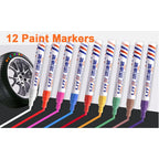 Car Paint Scratch Repair Pen For Cars Coat Scratches Touch Up Remover Tire Oily Mark Pen Waterproof Paint Pencil Car Accessories