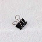 10-20pcs Paper Clip 19/25mm Foldback Metal Binder Clips Black Grip Clamps Office School Stationery Paper Document Clips