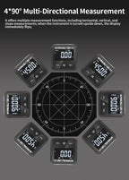 snakol Angle Protractor 360 Degree Mini Electronic Digital Protractor Inclinometer Angle Finder Gauge Measurement Box