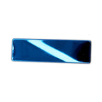 20pcs Laser Engraving Name Badge Holder Round Corner Stainless Steel Badge Blank Material 70x20mm