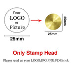 Custom Stamps Personalized Logo Metal Stamps Custom Wax Seals Stamps Customize Your Own Logo Gift Stamps Invitation Stamps