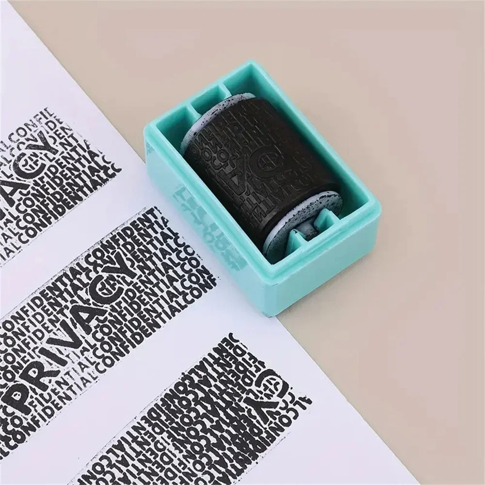 Ultimate Privacy Shield Confidentiality Stamp High Security Smudge Proof Design for Document Sealing Keep Information