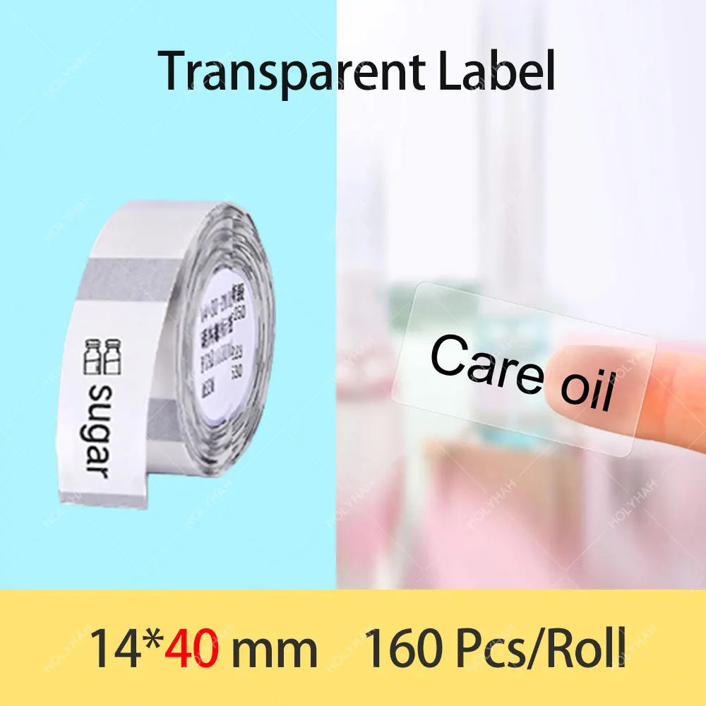 NIIMBOT D101 Label Paper No Ink Label Maker Thermal Price Date Clothing Sort Sticker Waterproof Tags for Home Office Shop Use